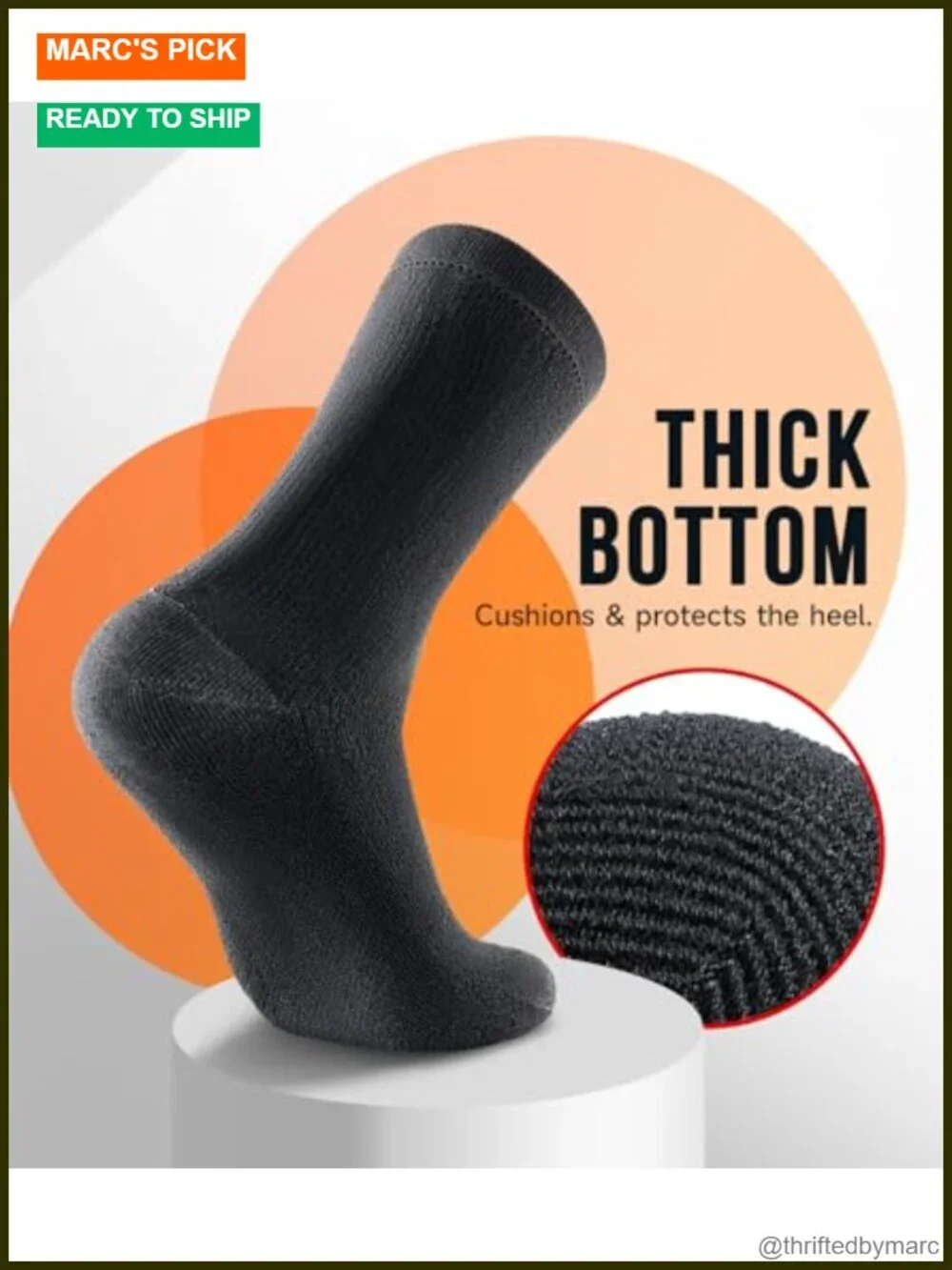 Merino Wool Hiking Socks for Men Women 3 Pair Lightweight Breathable Seamless